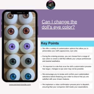 Doll Eye Color Customization Options